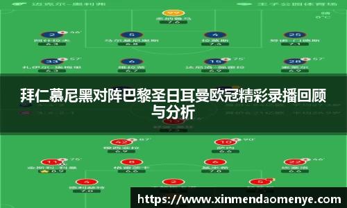 拜仁慕尼黑对阵巴黎圣日耳曼欧冠精彩录播回顾与分析